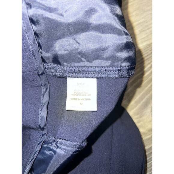 NY&C Womens Size 12 Average Navy Trousers - Picture 4 of 7